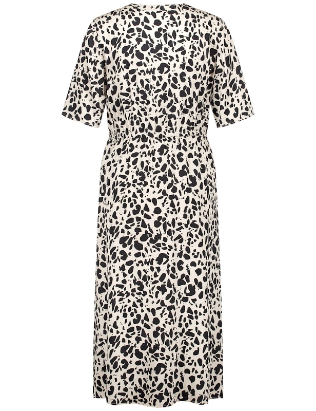 שמלת מידי מנומרת מחמיאה