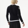 AW117-BLACKOFFWHITE_1613 סריג ויסקוזה עם דוגמת פרחים גרפית