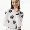 AW117-OFFWHITEBLACK_0944 סריג ויסקוזה עם דוגמת פרחים גרפית