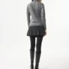 AW152-GREYSILVER_0138 סריג אפור עם דוגמת פרחים עדינה מבד מחמם