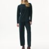 AW182-FORESTGREEN_1296 סריג ירוק כהה מבד נעים וחם
