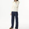 FH700-OFFWHITE_2127 סריג עם צווארון ודוגמת צמות מבד רך וחמים