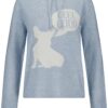 GERRY-WEBER-_2252_8155_190017-57011 סווטשירט עם קפוצ’ון והדפס כלב