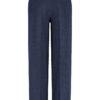GERRY-WEBER-_2252_8181_120028-52025_2 מכנסי נשים מחויטים בגזרה ישרה – בצבע כחול כהה