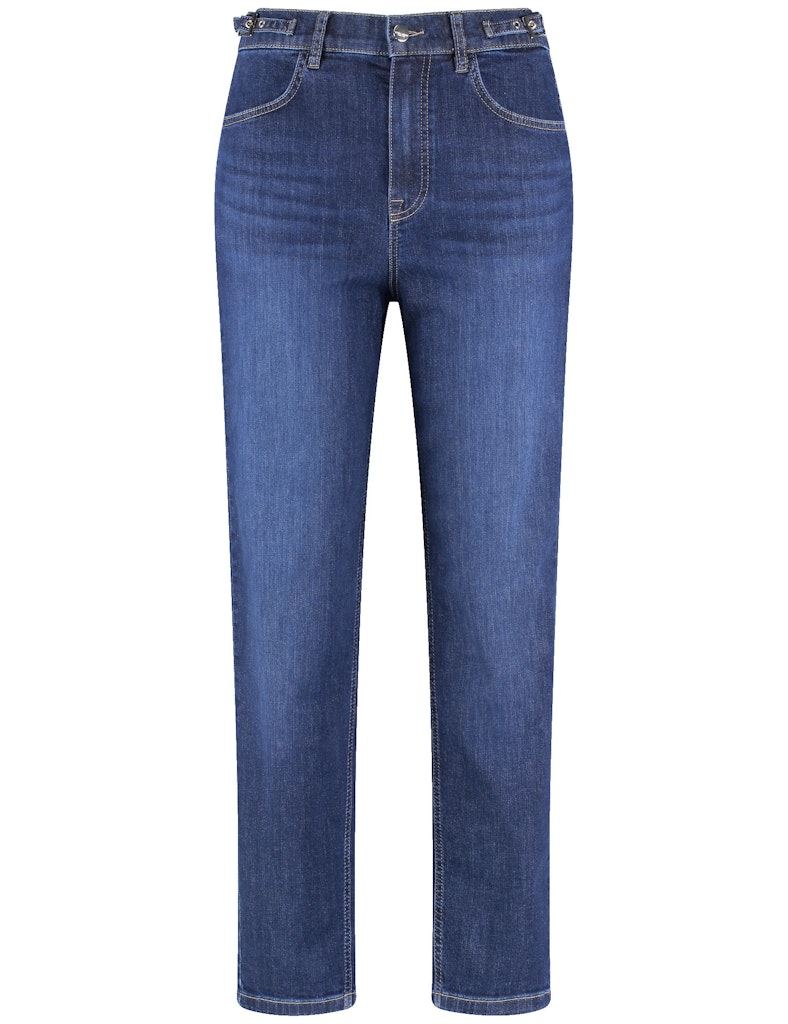 ג'ינס קלאסי כחול כהה בגזרה ישרה