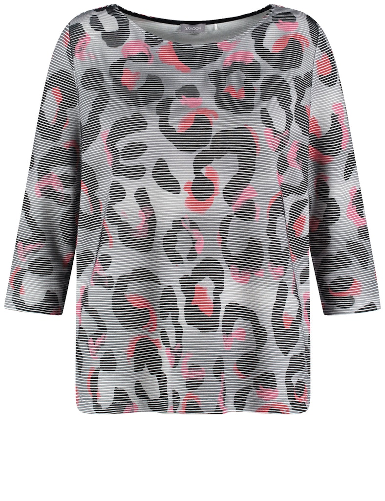 חולצת הדפס מנומר מודרני