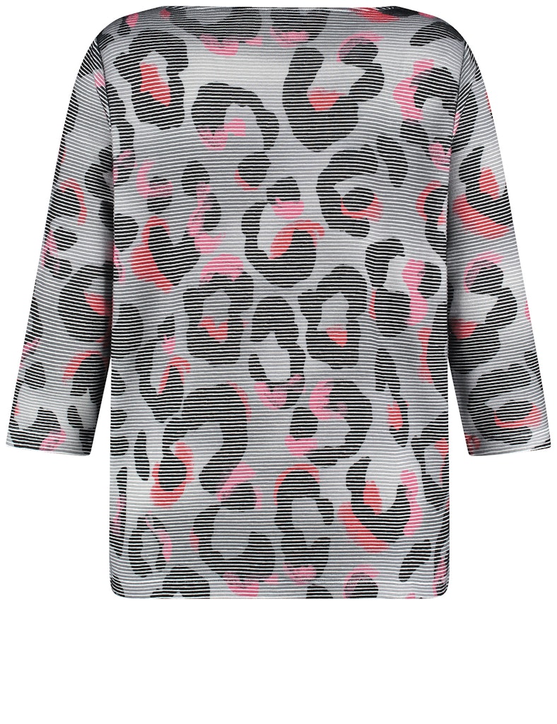 חולצת הדפס מנומר מודרני