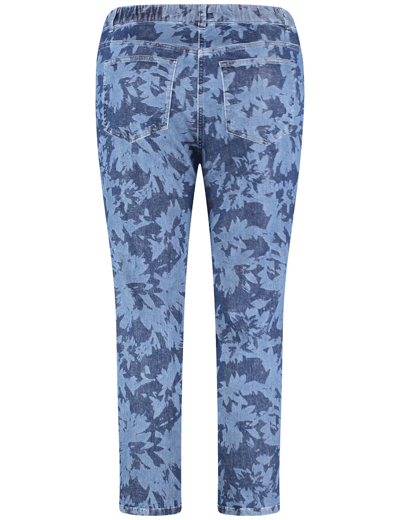 ג’ינס פרחוני קלאסי