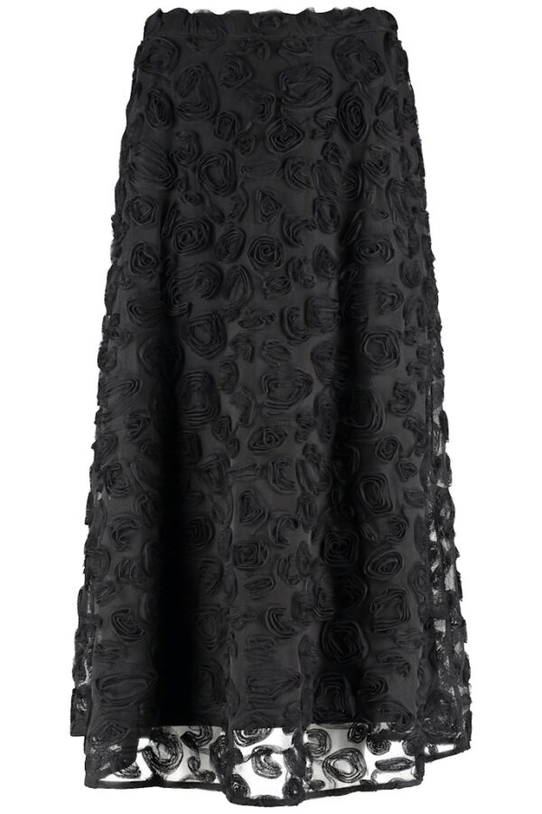 Sale 150 חצאית רוזטה שחורה