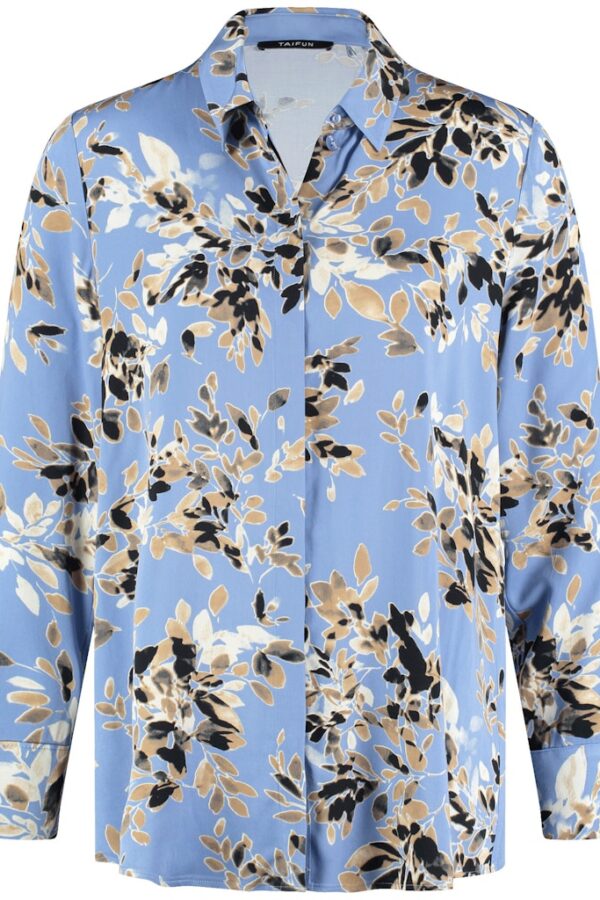 Sale 128 חולצת תכלת פרחונית