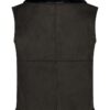GERRY-WEBER-_2252_11000_140002-51004_2 וסט שחור מחמם במראה זמש עם פרווה רכה