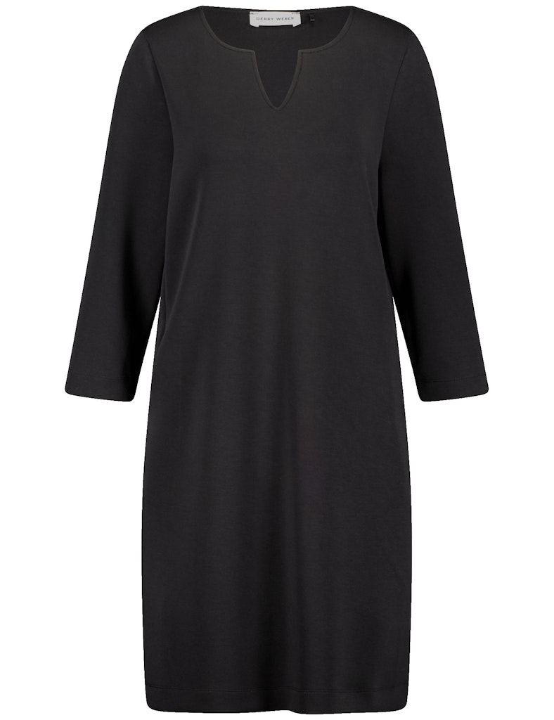 שמלת ברך אלגנטית בגזרה ישרה מבד מודל