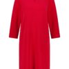 GERRY-WEBER-_2252_60339_180028-56006 שמלת ברך אלגנטית בגזרה ישרה מבד מודל