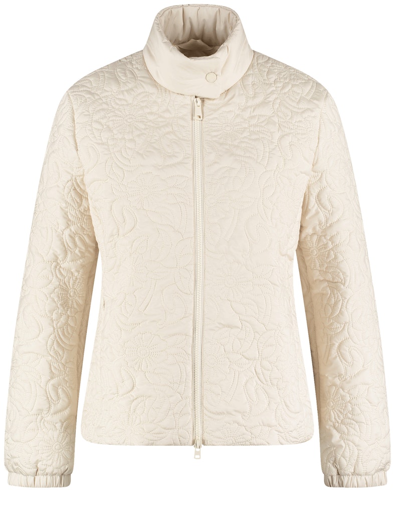 GERRY-WEBER-_2252_90014_250042-61034 ג׳קט קווילט פרחוני עם צווארון גבוה