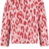 GERRY-WEBER-_2252_9210_190049-57029_2 סוודר מנומר בגווני ורוד מבד סריג חמים