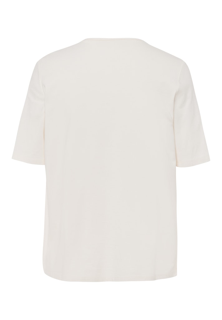 חולצה עם הדפס גיאומטרי מבד מודאלי רך