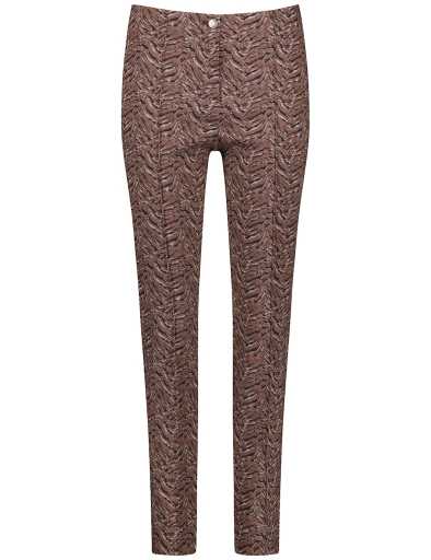 מכנסיים צמודים בדוגמת זברה