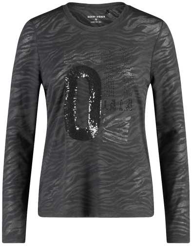 חולצה בהדפס פייאטי נוצץ