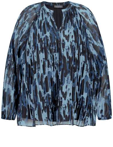 חולצת קפלים בגימור מבריק