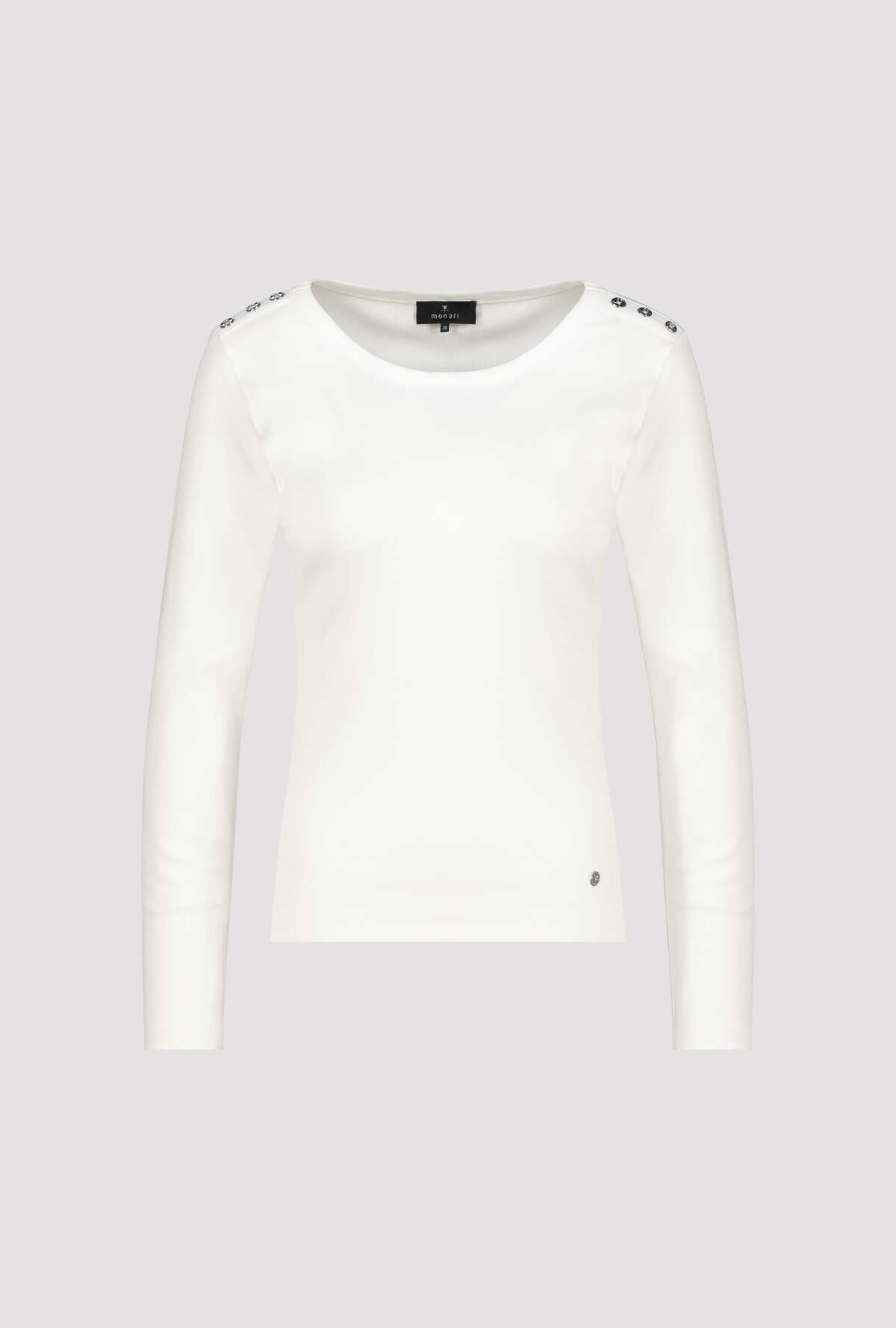 חולצת טי עם כפתורים יוקרתיים