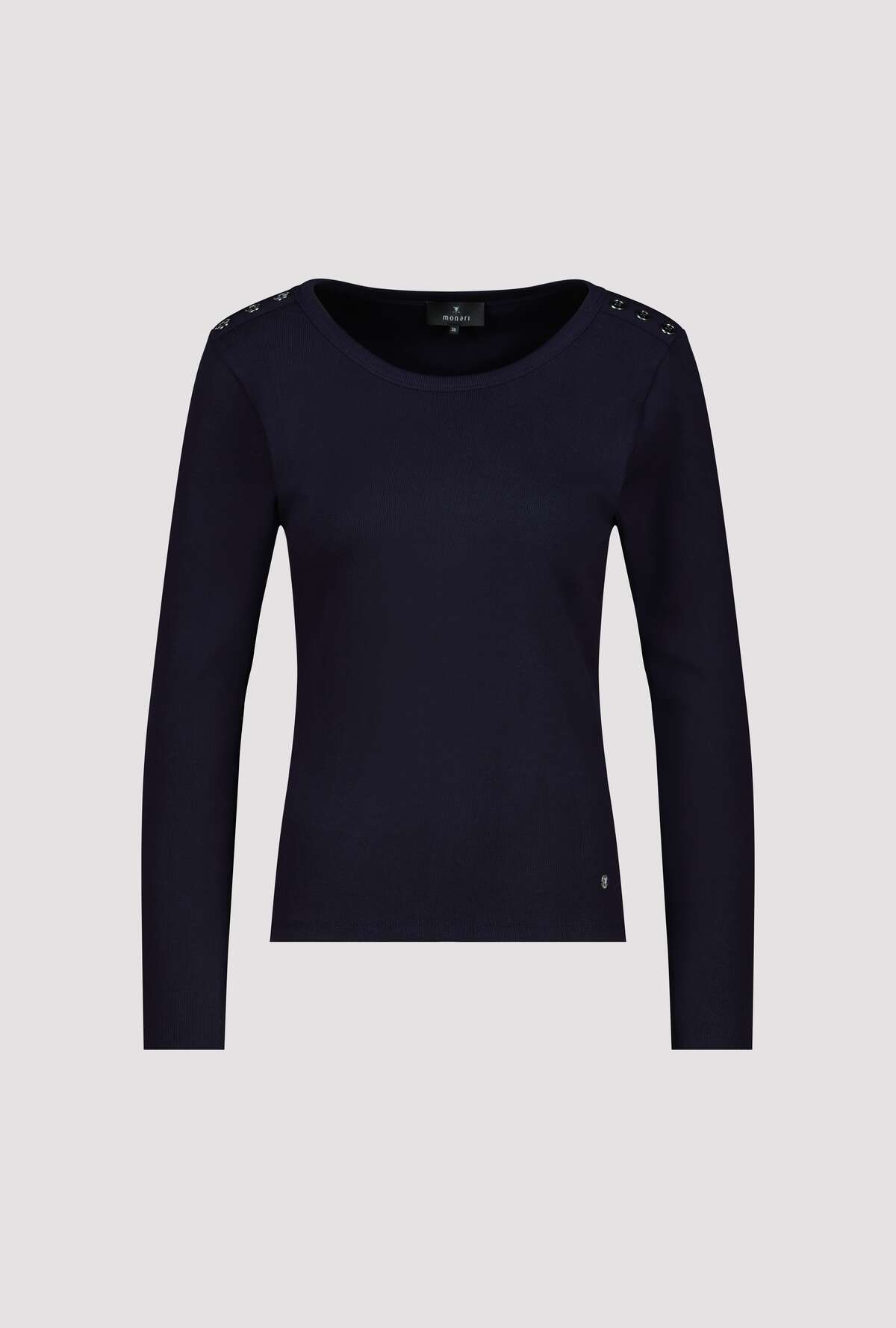 חולצת טי עם כפתורים יוקרתיים