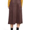 BETTY-BARCLA_261_7410_261-94741178_4 חצאית מידי חומה במראה עור