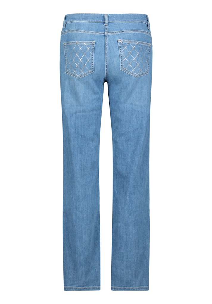 ג'ינס כחול בהיר קלאסי בגזרה ישרה