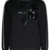 BETTY-BARCLA_261_9045_261-27211499 סווטשירט שחור עם הדפס פרחוני וכיתוב