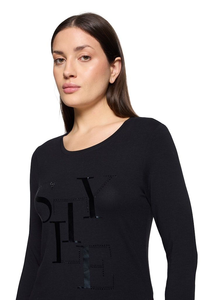 חולצת ויסקוזה שחורה "STYLE"