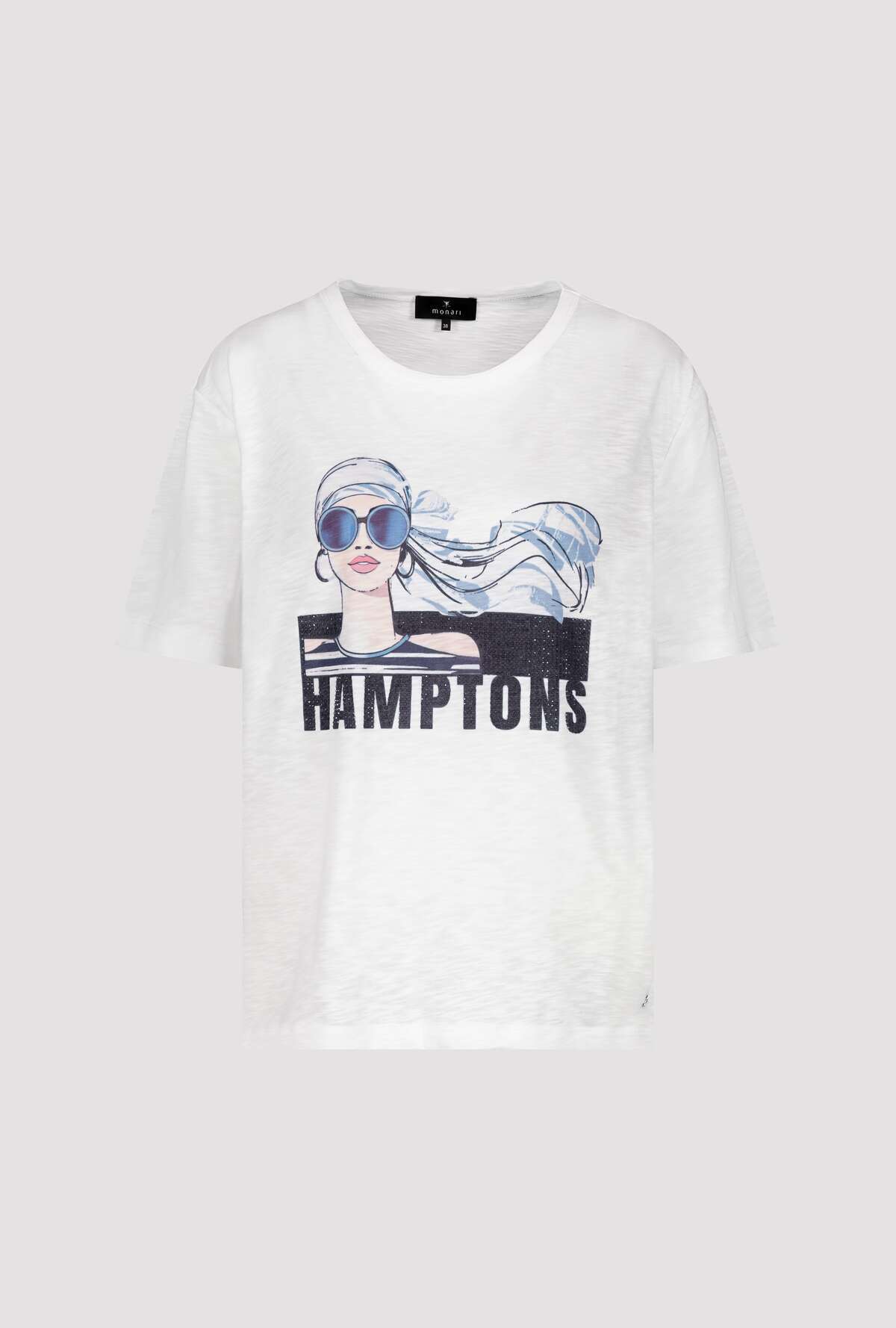 טי שירט הדפס HAMPTONS
