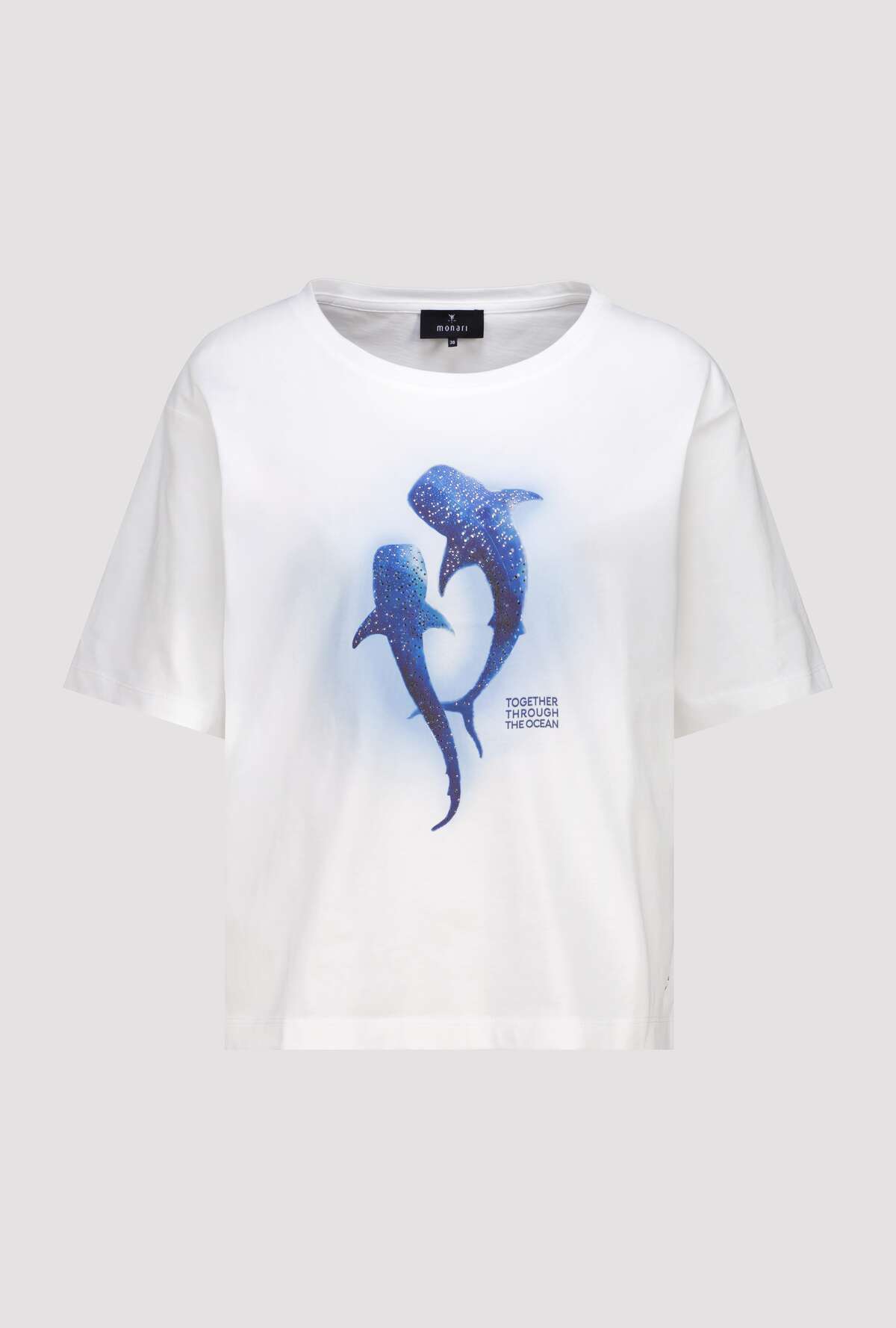 טי שירט הדפס Ocean Mood