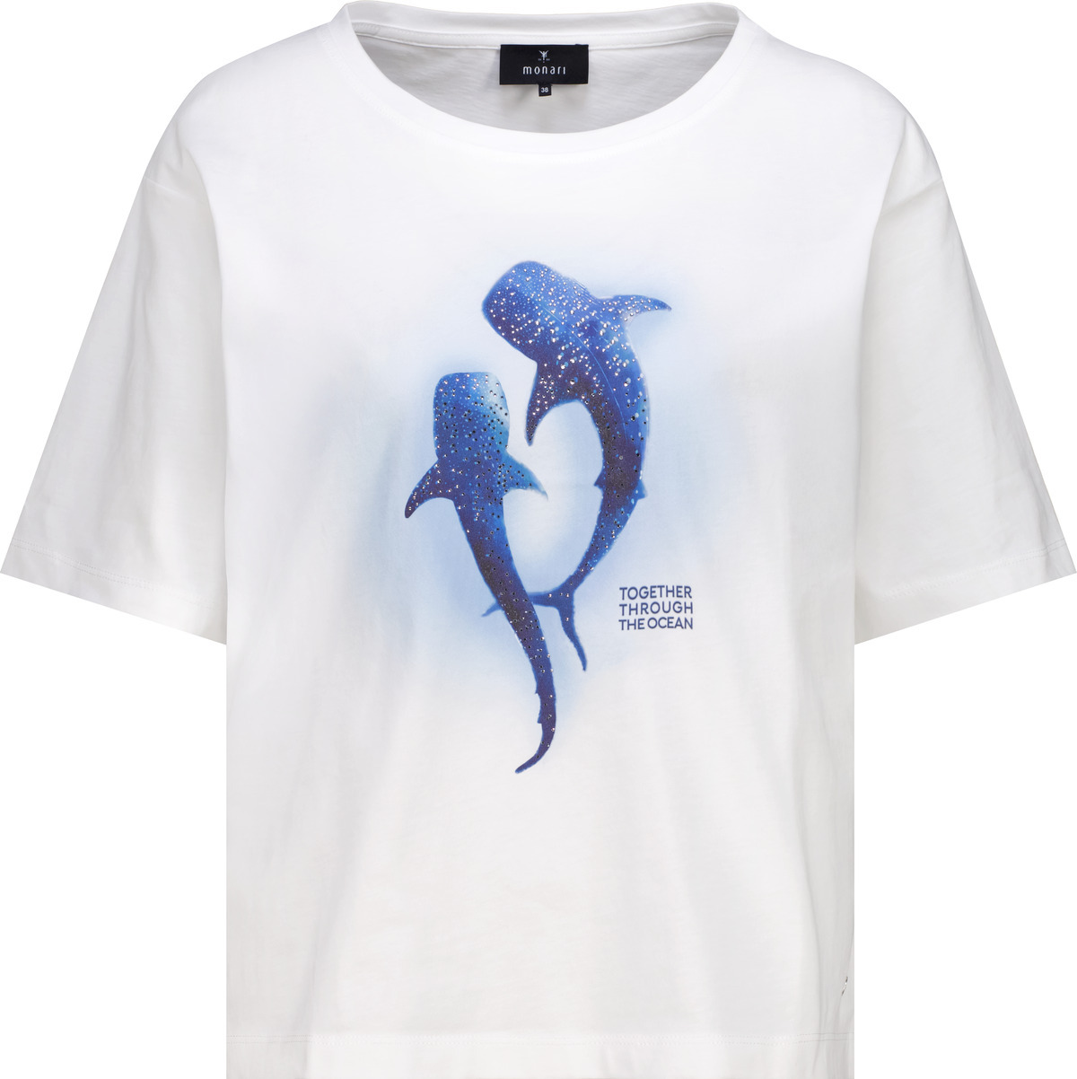 טי שירט הדפס Ocean Mood